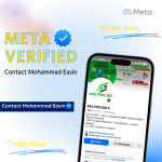 Facebook or Instagram Blue Badge